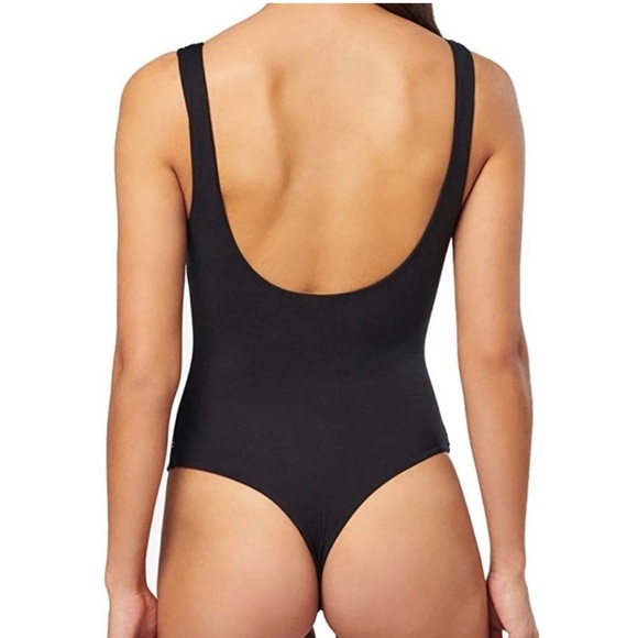 NEW Stance Womens Black Bodysuit Thong Double Lined Deep Comfortable - Picture 4 of 4